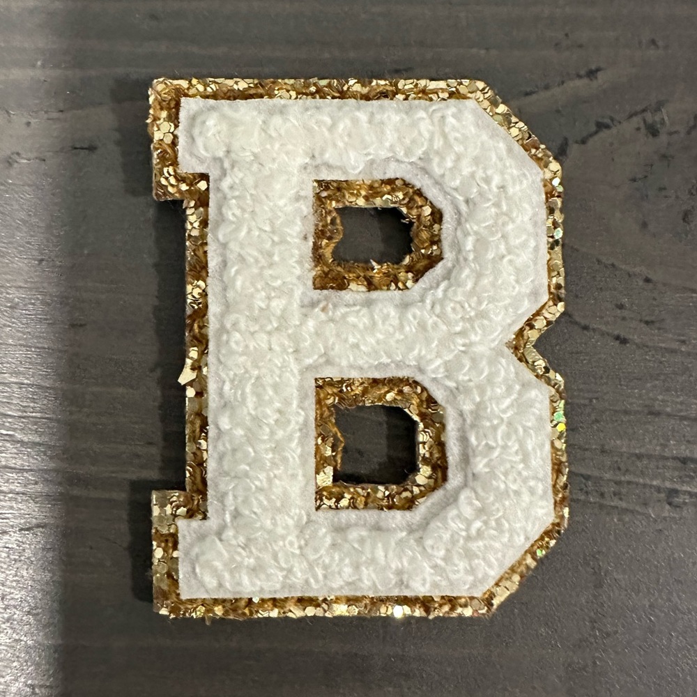 Stoney Clover Lane B Patch Blanc White